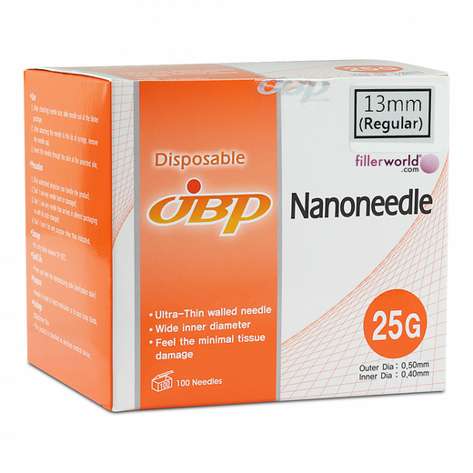 Jbp Nanoneedle 25G 13mm Regular (100 UTW needles)