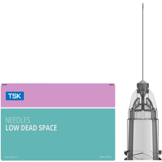 TSK Low Dead Space Hub Needle 33G x 13mm (1/2”) LDS-33013 1 BOX OF 100