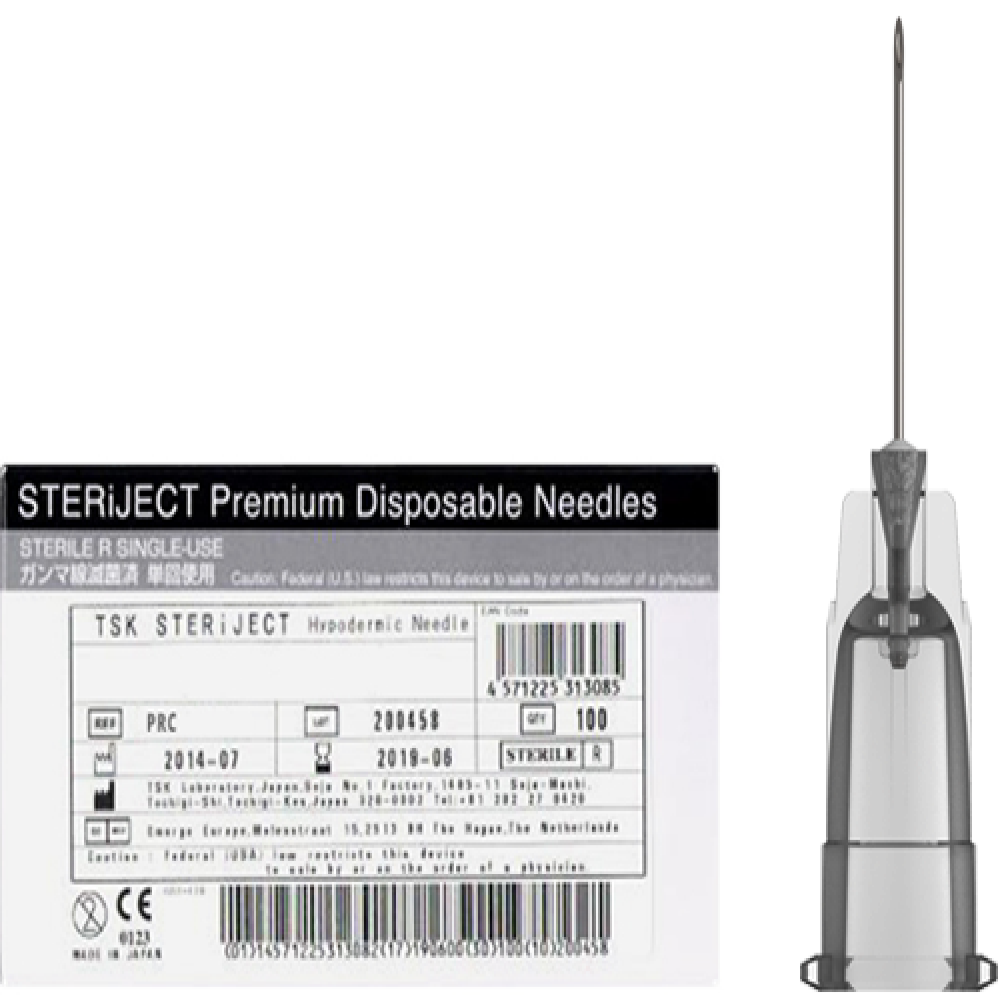 TSK Control Hub Needle 27G x 13mm (1/2