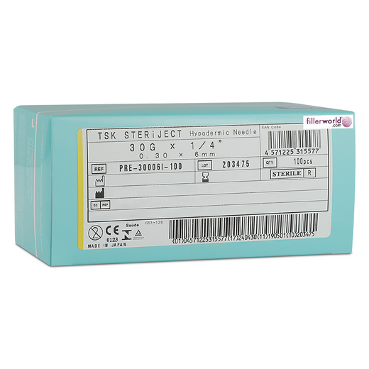 TSK Pre Regular Hub Needle 30G x 6mm (1/4