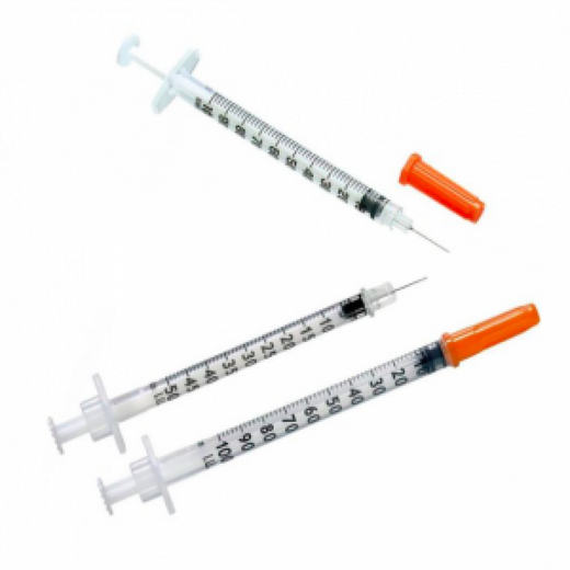 BD BD324893 Microfine Insulin syringe (0.5ml) 30G x 8mm needle x200