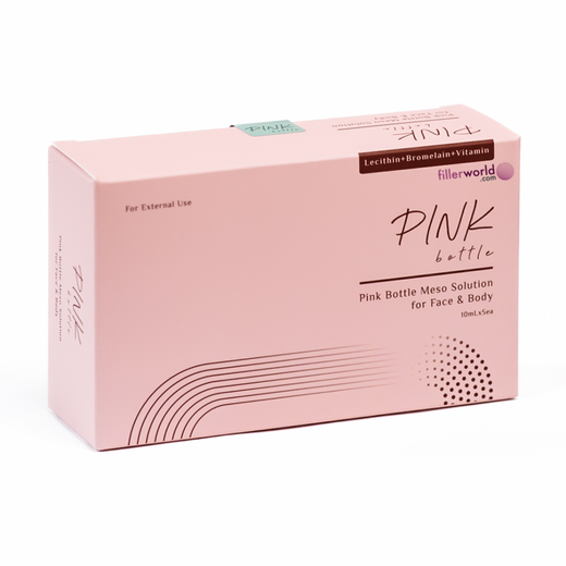 Pink Bottle Meso Solution for Face and Body (5 x 10ml)