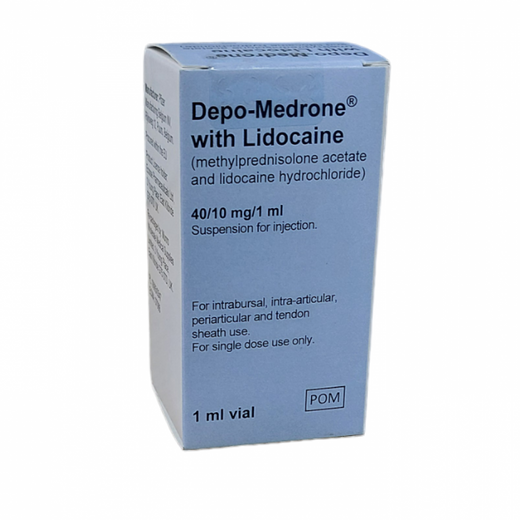 Depo-Medrone with Lidocaine 40/10 mg/1 ml Injection (1 x 1ml vial)