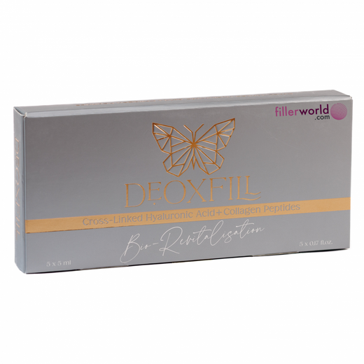 Deoxfill Cross Linked Hyaluronic Acid + Collagen Peptides Face Serum (5x5ml)