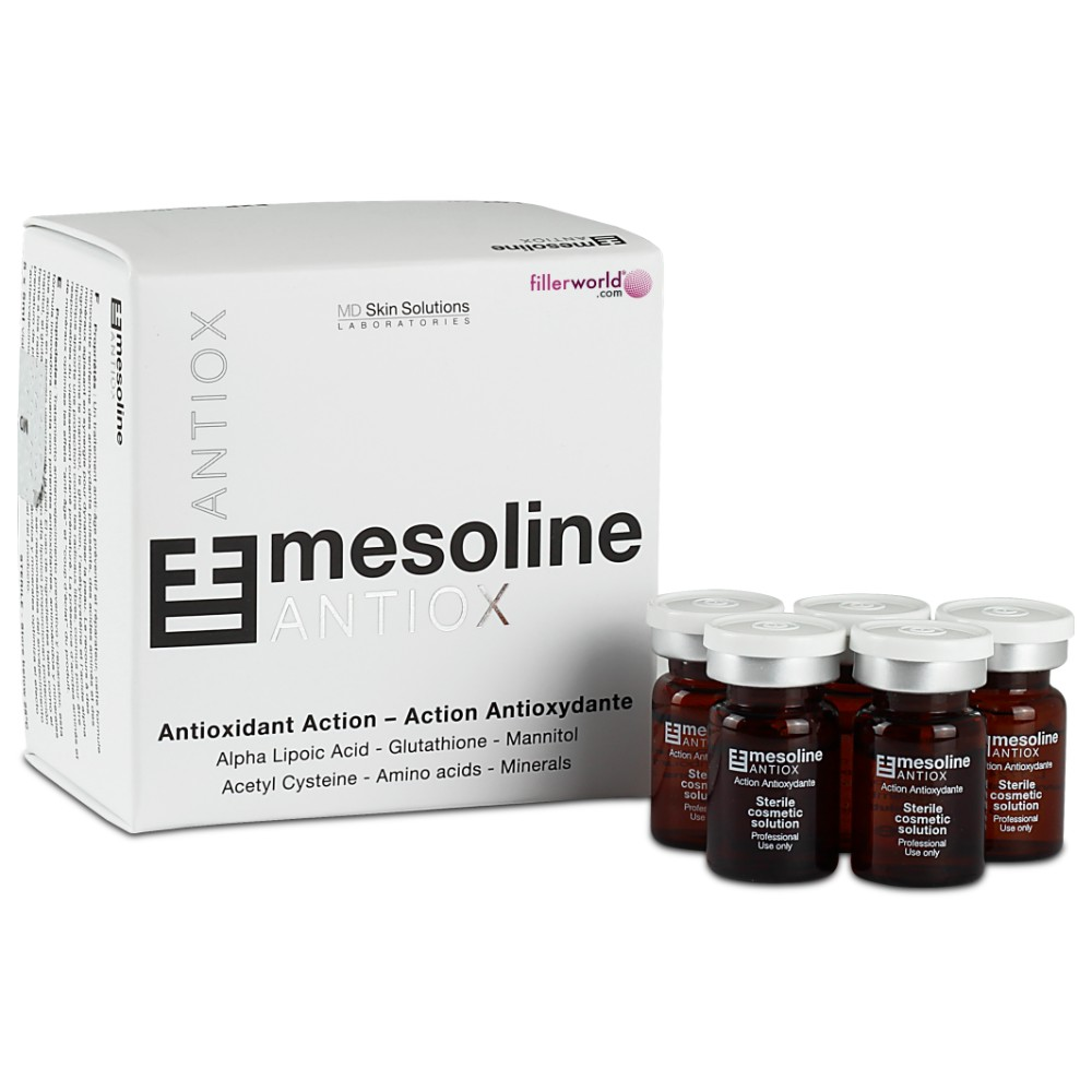 Pluryal Mesoline Antiox (5x5ml vials)